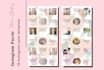 design 18 feeds instagram puzzle custom template
