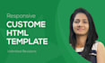 create website with custom HTML design