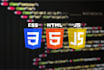 work on html, css, javascript efficiently