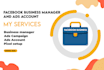 create facebook business manager and ads account
