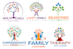 design coaching counseling therapy and wellness logo
