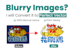 manually vectorize your logo or image, print ready vector