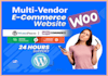 design your ecommerce multivendor store business website alibaba dropshipping