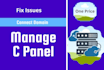 connect the domain to the hosting dns records