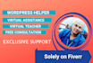 be your  wordpress virtual personal teacher consultant or helper