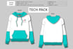 design clothing technical drawing and tech pack