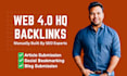 make high quality backlinks with da above 70