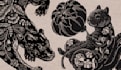 illustrate animal or botanical linocut based on your request