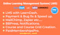 develop a wordpress lms website and learndash lms website