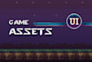 create game UI assets in pixel art