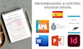 proofread spain spanish text, content and subtitles