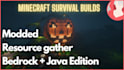 build survival minecraft builds