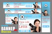design a unique online and print banner design