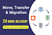 transfer blogger to wordpress, host to host, host to vps with secure