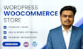 develop woocommerce store with wordpress