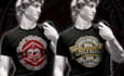 create a distressed, retro vintage, and trendy tshirt design
