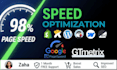 speed up wix shopify bigcommerce prestashop webflow according google page speed