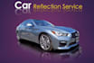 do car reflection service and shadow effect