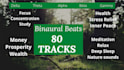 deliver 80 tracks meditation music with binaural beats delta theta alpha beta