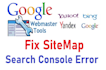 setup google search console, fix sitemap, and indexing issue