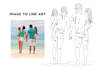 draw vector line art illustration from your photo