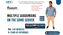 set up and manage multiple subdomains on a single server