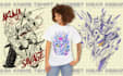 create custom anime t shirt and streetwear design for you