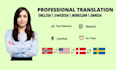 translate swedish, danish and norwegian manually