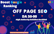 do 120 off page backlinks on high domain sites