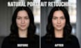 do high end portrait retouching and natural skin photo editing
