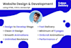 design and develop a responsive modern website