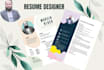 create professional resume design in adobe indesign