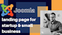 design a professional joomla landing page custom and responsive