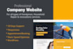 build plumbing, roofing, electrical, renovation, cleaning  company website