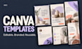 design branded editable canva templates
