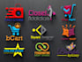 design a professional 3d shopify ecommerce logo with full copyrights
