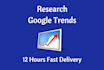 do google trends research manually in 12 hours