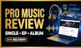 publish a music blog review in 24 hours