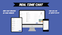 integrate a realtime live chat system into your website