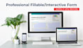 create an interactive fillable pdf form up to 100 or more pages