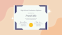 design custom certificate , diploma design