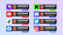 create social media lower third animation