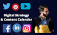develop a digital strategy and content calendar