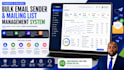 develop a bulk email sender and mailing list management system