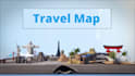 do travel route map animation for tiktok youtube