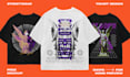 make edgy streetwear designs for your clothing brand