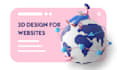 do 3d illustration design for your website or app