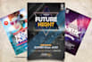 design professional poster, leaflet, and flyer