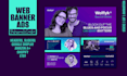 design professional and engaging web banner ads