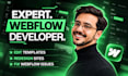 fix, redesign, edit or customize your webflow website and template
